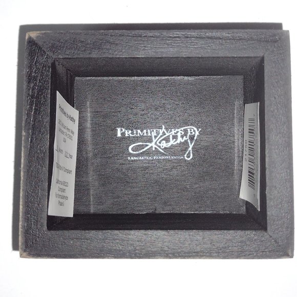 Box Sign Love You BABE –Black & White - 3 x 3,5 x 1,75 In - Primitive By Kathy - Picture 4 of 6